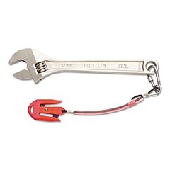 Proto® 704La Click-Stop Adjustable Wrenches, 4 In Long, 1/2 In Opening, Chrome