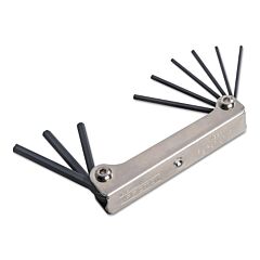 Proto® 4993 9 Pc. Folding Hex Key Sets, Hex Tip, Inch