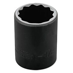Proto® 7436 Torqueplus Impact Sockets, 1/2 In Drive, 1 1/8 In Opening, 12 Points