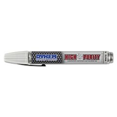 Dykem 44729 High Purity 44 Marker, White, Medium, Threaded Cap