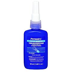 Permatex® 24350 Surface Insensitive Blue Threadlockers, 50 Ml, 3/4 In Thread, Blue