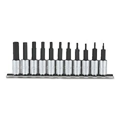 Proto® 4770-11 11 Piece Hex Bit Socket Sets, 1/4 In