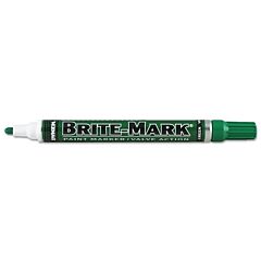 Dykem 84007 Brite-Mark Medium Paint Marker, Green, Bullet