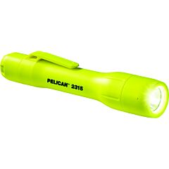Pelican 023150-0100-245 2315 Led Flashlight, 2-Aa Batteries, High 115 Lm, Yellow, Includes Batteries And Integrated Clip