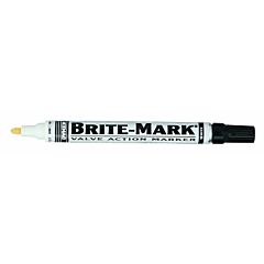 Dykem 84003 Brite-Mark Medium Paint Marker, White, Bullet