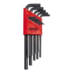 Proto® 4983 Long Hex Key Sets, 13 Pc., Hex Tip, Inch