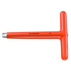 Facom® Ft-J.121Avse Insulated T-Handles, 3/8 In Drive, 8 In Long