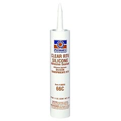 Permatex® 80855 Clear Rtv Silicone Adhesive Sealant, 11 Oz Cartridge, Clear