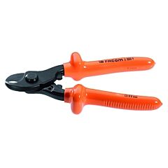 Facom® Fa-412.10Avse Insulated Cable Cutters, 7 7/8 In, Shear Cut