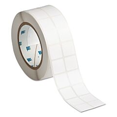 Brady® Tht-141-488-3 Thermal Transfer Printable Labels, 0.92 In X 0.9 In, White