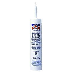 Permatex® 80628 Sensor-Safe Blue Rtv Silicone Gasket, 11 Oz Cartridge