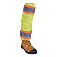 Pioneer® V1040760U-O/S 294U H-Vis Mesh Gaitor W/Reflective Stripes, Yellow/Green, One Size