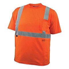 Pioneer® V1054150U-S 6885U/6886U Hv Birdseye Safety Shirt, Small, Orange