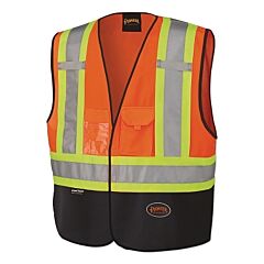 Pioneer V1020251U-2/3Xl 134Bbau Safety Vest, Size 2X/3X-Large, Orange