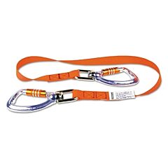 Proto® Lan40Lbd3Lksw Web Lanyard With Triple Lock Carabiners, 4 Ft, 40 Lb Cap, Swivel Carabiner