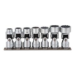 Proto® 52102 Torqueplus 7 Piece Universal Socket Sets, 3/8 In, 12 Point
