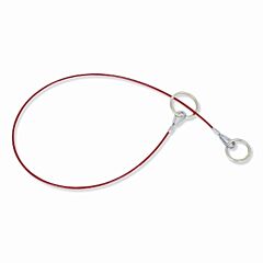 Peakworks V8208602 Cable Anchor Sling, 1/4 In Pvc Coated Galvanized Cable, 2 Ft