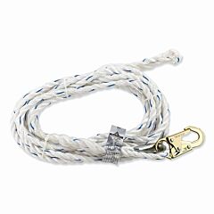 Peakworks V84084050 Verticle Lifeline, 50 Ft, Steel Snap Hook, 310 Lb