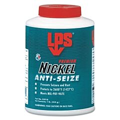 Lps 3910 Nickel Anti-Seize Lubricant, 1 Lb Brush Top Bottle
