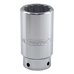 Proto® 5342-Tt Tether-Ready Drive Deep Sockets, 1/2 In Drive, 1 5/16 In, 3 1/2 In L, 12 Points
