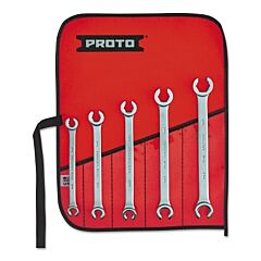 Proto® 3700M Torqueplus Metric Double End Flare Nut Wrench Sets, 5 Pc., 6 Point
