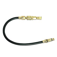 Proto® Ctr10 2 1/2 In Compression Gauge-Psi/Metrics, 300 Psi (Tensile), 18 Mm, Flex Hose
