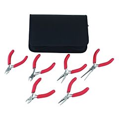 Proto® 2806Smp 6 Pc Mini Pliers Set, Angle, Transverse, Diagonal, Needle Nose, Slim Nose