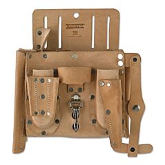 Proto® 95030 Electrician'S Tool Pouches, 6 Compartments, Leather