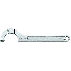 Facom® Fa-126A.120 Hinged Pin Spanner Wrenches, 4 23/32 In Opening, Pin, 13 37/64 In