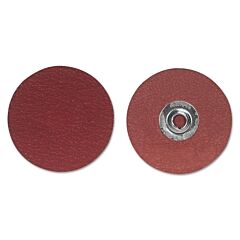 Merit Abrasives 8834163118 Ultra Ceramic Plus Powerlock Cloth Discs-Type Ii, 2 In Dia., 36 Grit
