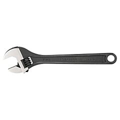 Proto® 712Sb Protoblack™ Adjustable Wrench, 12 In L, 1-1/2 In Opening, Black Oxide