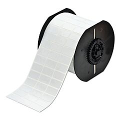 Brady® B33-5-428 B33 Series Metallized Polyester With Permanent Acrylic Adhesive Labels, 0.5 In X 1 In, Light Gray