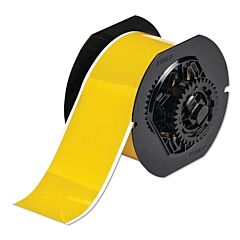 Brady® B30C-2250-584-Yl B30 Series Retro Reflective Labels, 2.25 In X 50 Ft, Yellow