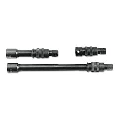 Proto® 54111 1/2 In Drive 3-Piece Locking Extension Set, 2-1/2 In; 5 In; 10 In, Alloy Steel