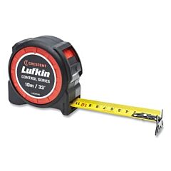 Lufkin® L1035Cme-02 Command Control Series™ Tape Measure, 10 M; 33 Ft, 1-3/16 In, Sae & Metric, A28