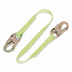 Peakworks V815406 Restraint Lanyard, 6 Ft, Steel Snap Hook, 310 Lb, Steel Snap Hook, 1