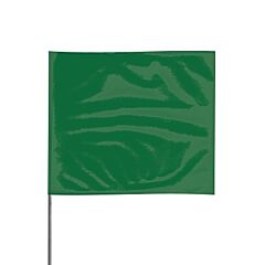 Presco 2321G Stake Flags, 2 In X 3 In, 21 In Height, Pvc Film, Green