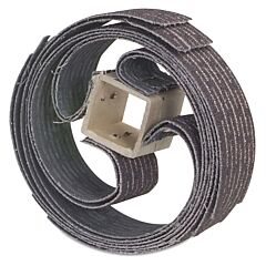 Merit Abrasives 8834111053 Sand-O-Flex Resin Bond Refills, 6 1/2 In, 80 Grit, 1/4 In Arbor, 2400 Rpm