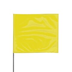 Presco 2321Y Stake Flags, 2 In X 3 In, 21 In Height, Yellow