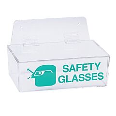 Brady® 2011L Safety Glasses Holders, 9 In X 6 In X 3 In, Green/Clear