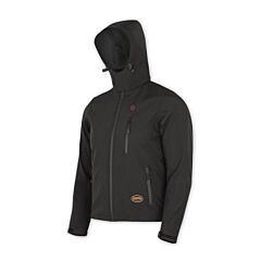 Pioneer V1210370U-2Xl Heated Softshell Jacket, 2X-Large, Polyester/Elastane, Polar Fleece, Black