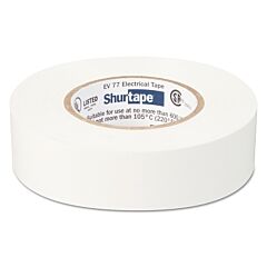 Shurtape® 104698 Ev 77 Professional Grade Electrical Tapes, 66 Ft X 3/4 In, White, 100/Case