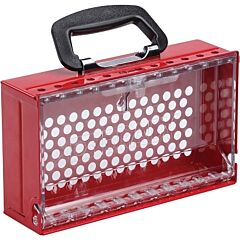 Brady® 150505 Slimview™ Group Lock Box 6.25 In H X 10.5 In W X 3.125 In D Red