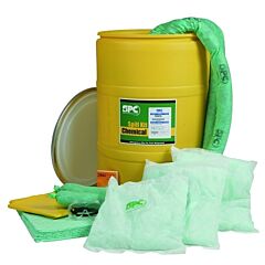 Brady® Ska55 Spc Allwik® Drum Spill Kit, Universal, 55 Gallon Drum, 41 Gal Absorbency