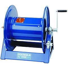 Coxreels® 1125Wcl-12-C Large Capacity Welding Reel, #2-600Ft;#1-500Ft;#1/0-400Ft;#2/0-300Ft, Hand Crank