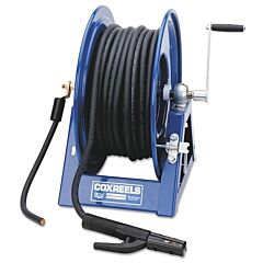 Coxreels® 1125Wcl-6-C Large Capacity Welding Reel, #2-300Ft;#1-250Ft;#1/0-200Ft;#2/0-150Ft, Hand Crank