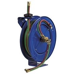 Coxreels® Shw-N-175 Spring Driven Welding Hose Reels, 75 Ft, Oxygen-Acetylene Dual Hose