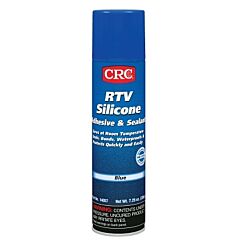 Crc 14057 Rtv Silicone Adhesive And Sealant, 8 Oz Pressurized Tube With Select-A-Bead® Nozzle, 6.5 Wt Oz, Blue