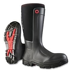 Dunlop® Ne68A93.13 Snugboot Workpro Full Safety Boots, Composite Toe, Men'S 13, Purofort®/Puretex, Black