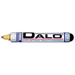 Dykem 26063 Dalo Industrial Steel Ball Tip Paint Marker, Yellow, Medium